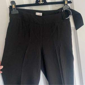 Black Trousers with D-Ring Side Buckle